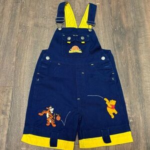 Vintage Winnie the Pooh Basketball Kids Overalls